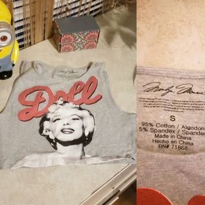 Marilyn Monroe crop top